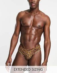 Ghost in a pair of Leopard Print Speedos