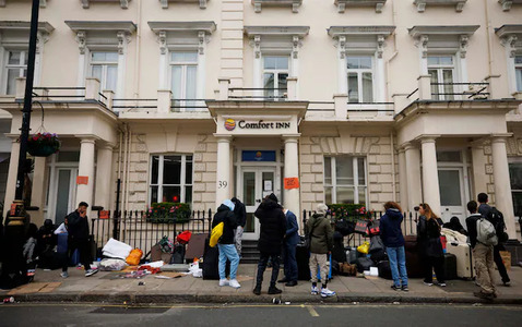 4-Star Hotel UK housing Immigrants - Credit: The Telegraph